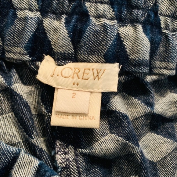 J.Crew Outlet Geometric Elastic Waist Shorts 2 - Picture 5 of 8